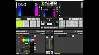 MADRIX マップ機能とレイヤ機能の組み合わせ