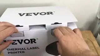 VEVOR Direct Bluetooth Thermal Shipping Label Printer Unboxing