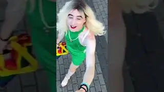 Crossdresser Anastasia Harris Explores Downtown Vancouver in Dress and High Heels