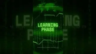 LEARNING PHASE   Retro CRT green screen glitch text animation