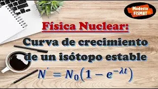 Física Nuclear: Curva de crecimiento de un isótopo estable