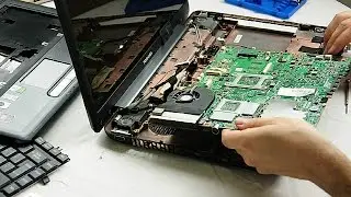 Toshiba Satellite A300D Disassembly video, upgrade RAM & SSD, take a part, how to open