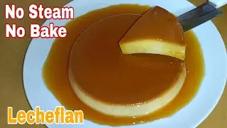 How to make lecheflan without oven or steamer.