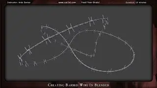 Creating Barbed Wire In Blender
