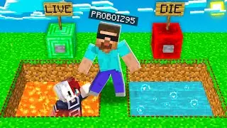 Minecraft : DO NOT CHOOSE THE WRONG HOLE With 