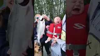 Catching fish bigger than my baby