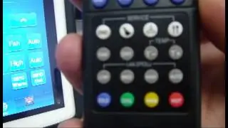 Controling HVAC By IR Remote, and Sync with IPAD,  Iphone and Ipod or android