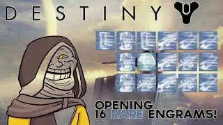 Destiny: Opening/Decrypting 16 Rare Decoherent Engrams