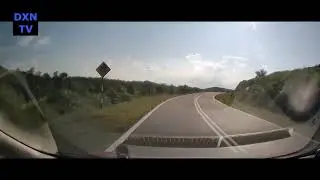 Dashcam footage Mersing towards Kluang, Malaysia. AH18 via Felda Nitar to Route50 passing by Kahang.