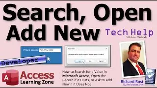 Mastering Microsoft Access: How to Search for Existing Records and Add New Ones with Ease
