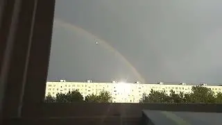 Double rainbow timelapse
