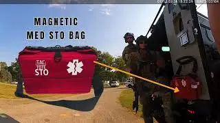 TAC TOTE MED STO Bag seen inside Terradyne Gurkha Armored Vehicle.