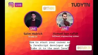 Instagram Live : Start your career as a JavaScript Developer with Hamdi Ben Yaflah