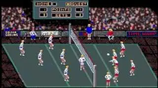 AMIGA Volleyball Simulator OCS 1988 Rainbow Arts cr Band adf