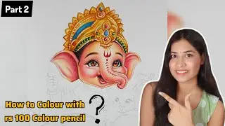 Lord Ganesha Drawing, How to draw outline of Lord Ganesh 🥰 PART 2