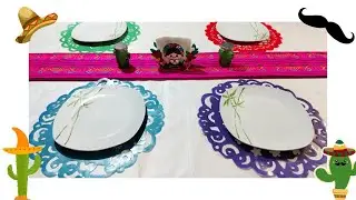 Manteles individuales de fiestas patrias | Papel picado