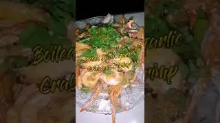 Buttered  Garlic Crab and Shrimp!#cooking #food #shorts #crab #shrimp @DiskartengG ❤️
