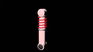 render of suspension leg