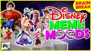 Disney Meme Mood Game | Kids Brain Break | GoNoodle Inspired