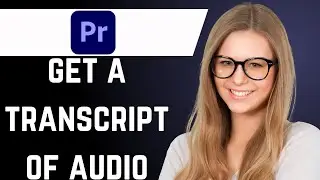 How to Transcribe Audio in Premier Pro (super easy)