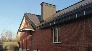 Фальцевая кровля.Кровельная работа.