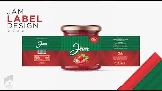How to Jam Label  Design in Coreldraw ||  #Graphic House | Coreldraw Tutorial