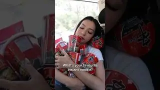 Sleeping in a Shin Ramyun Cup! 