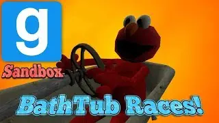 Gmod Sandbox Funny Moments - Bathtub Races!