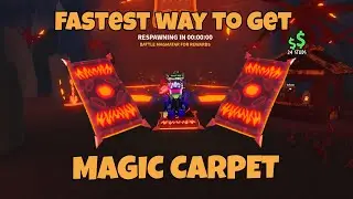 Fastest Way to get the Magic Carpet Mount in Roblox Dig It