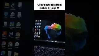 Copy text from mobile to PC #codewithdani #coding #shorts