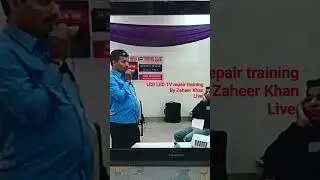 lcd led tv training by zaheer khan | tv trainer zaheer khan