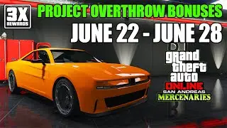 GTA ONLINE Weekly Update: NEW Buffalo EVX, Project Overthrow Missions Bonus, Aircraft Sales & MORE!