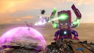 Lego Marvel Super Heroes Final Galactus Fight and Post Credit Scene