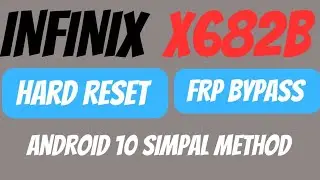 INFINIX HOT 10 GOOGLE ACCOUNT REMOVE ANDROID 10 VERY SIMPAL METHOD X682B