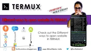 What are the Different ways to open website in TERMUX | fortify solutions