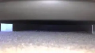 Slow motion (iPhone 6 240 fps) of Rel T5 down firing sub woofer