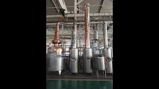3000L copper still with 2 copper reflux columns, versatile still for making gin vodka whisky brandy