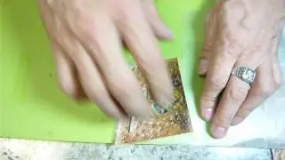 9.Подкладка для кармашка кошелька из натуральной кожи своими руками!
