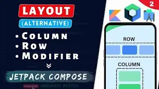 Rows Columns and Modifier in Jetpack Compose | Jetpack Compose Tutorial Hindi #2