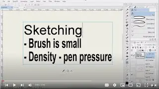 Brushes - Types - Understanding pencils for sketching in Clip Studio Paint.