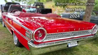 American Car Show Norrtelje Sweden 2024.