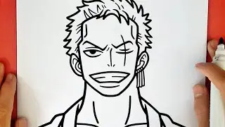 COMO DESENHAR O ZORO DE ONE PIECE