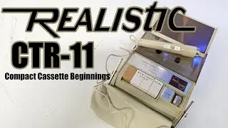 Compact Cassette History - The Realistic CTR 11 Portable Cassette Tape Recorder