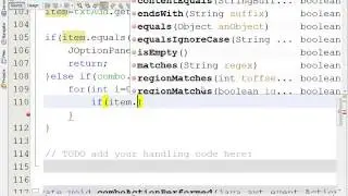 JAVA #02 SH6 how to Sort Items at ComboBox