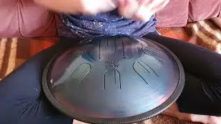 Tongue Drum #tonguedrum #handpan Improvisation Tank Drum