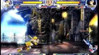 PK Kapow (Yellow Noel) vs. Kinie (White Noel) BlazBlue