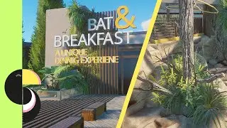 Desert Cave Restaurant Featurings Bats!! 🦇 | Speedbuild | Planet Zoo