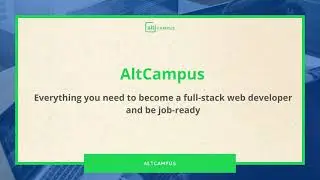 How To Become A Software Developer | Web Development Bootcamp | AltCampus