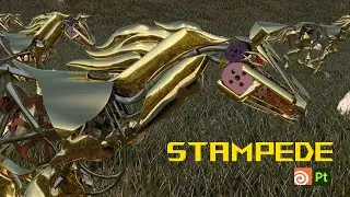 STAMPEDE (Houdini and Substance Painter)