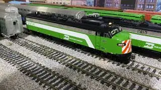 Rapido Burlington Northern E9 Startup